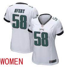 Women Philadelphia Eagles #58 Genard Avery White Nike Limited Player NFL Jersey->philadelphia eagles->NFL Jersey